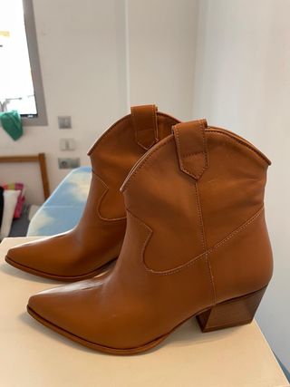 Botines de piel hechos a mano T37 T40