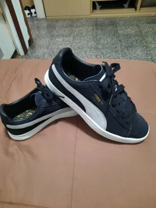 Zapatillas Puma Azul y Blanco