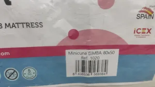 Colchón Minicuna Bimba My Baby Mattress