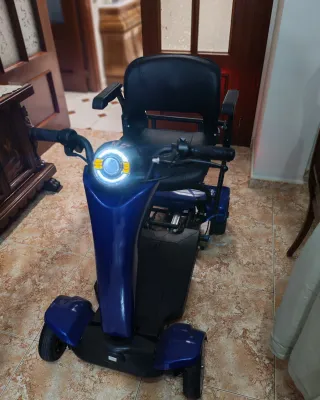 Scooter Eléctrico Plegable Azul