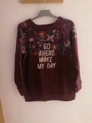Sudadera Green Coast floral 