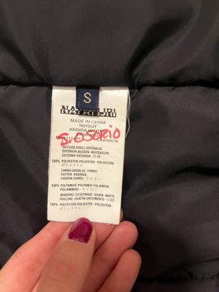 Chaqueta Napapijri Negra Talla S