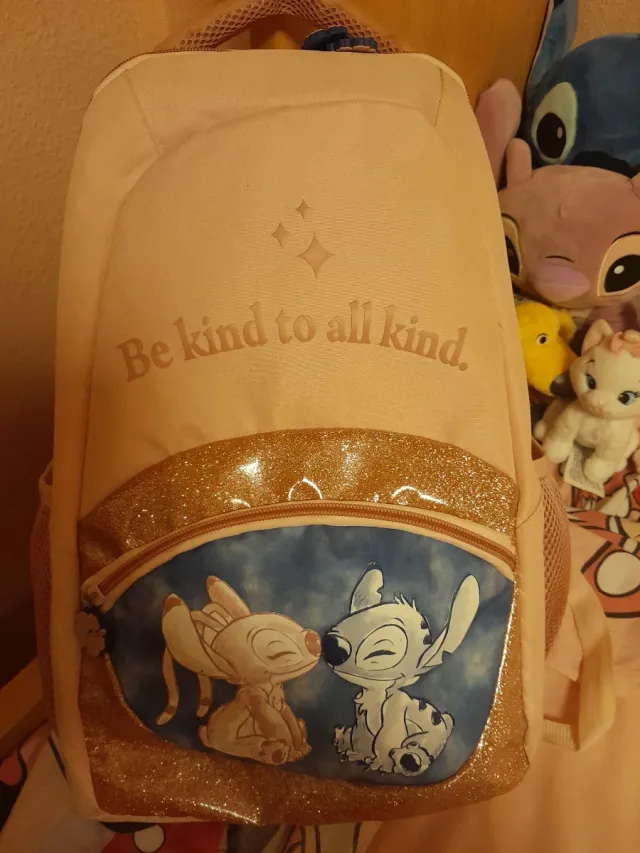 Mochila Disney Stitch Mujer/Niña + Estuche