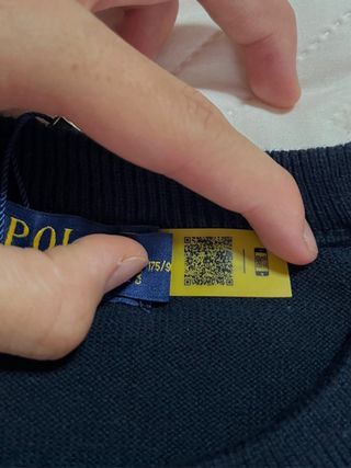 Polo Ralph Lauren suéter azul oscuro vintage