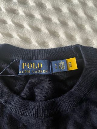 Polo Ralph Lauren suéter azul oscuro vintage