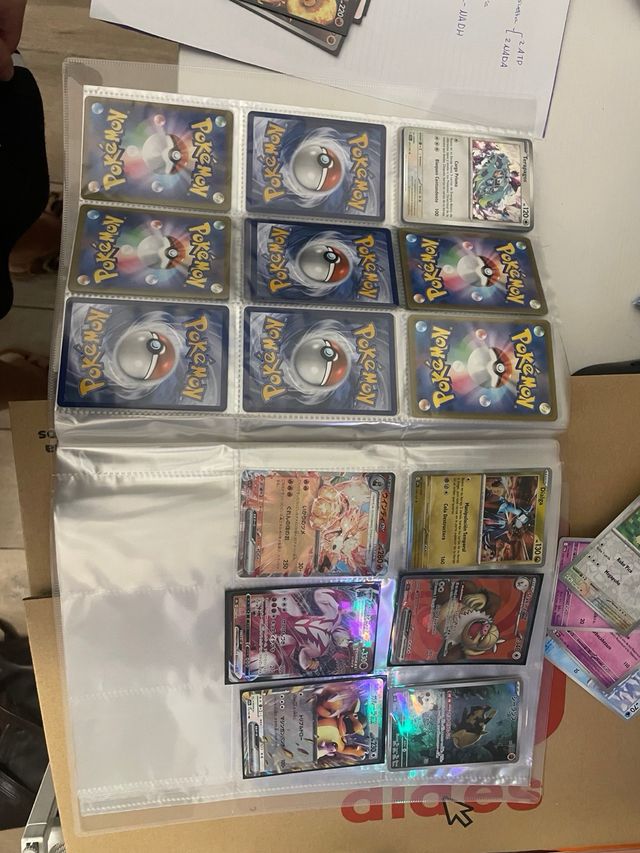 Álbum Cartas Pokémon Prismatic Evolutions y otros
