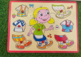 Juego de madera encajable para niños