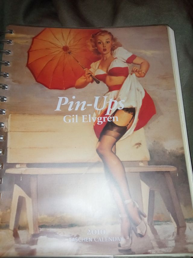 Set di due calendari Pin-Up vintage Gil Elvgren 2