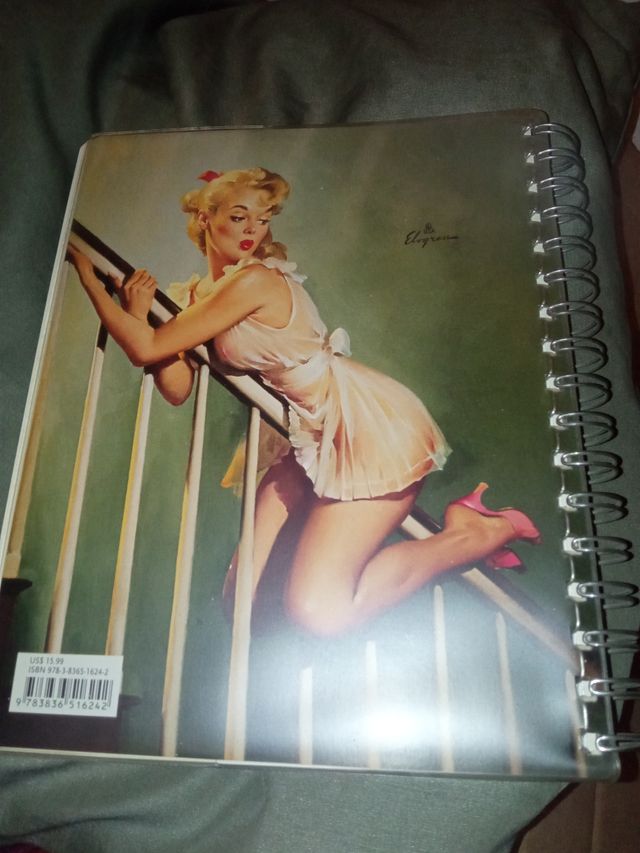 Set di due calendari Pin-Up vintage Gil Elvgren 2