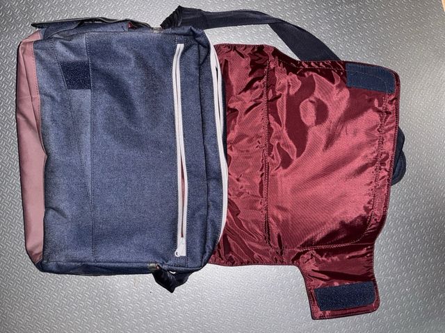 Bolso Mochila Newfeel Azul y Rojo