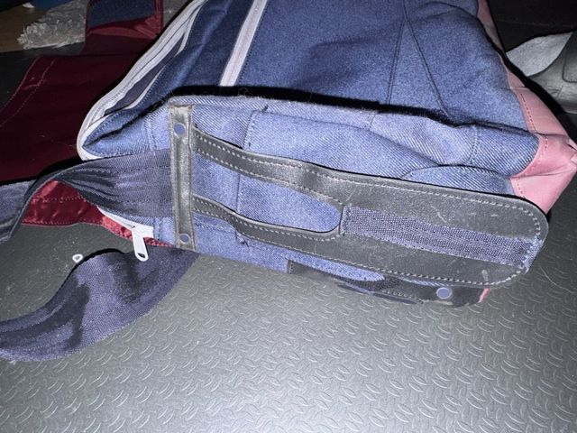 Bolso Mochila Newfeel Azul y Rojo