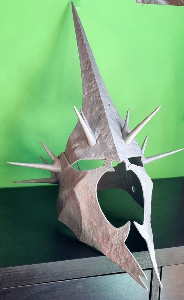 Máscara Rey Brujo Angmar Nazgul Corona Casco