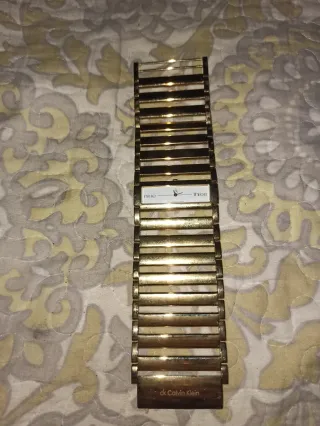 Reloj Calvin Klein Dorado y Blanco