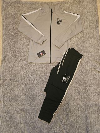 Conjunto Chandal Nike Gris y Negro