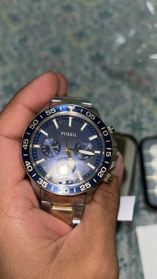 Reloj Fossil Azul y Dorado