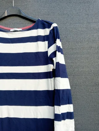 Vestido rayas azul y blanco