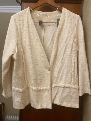 Chaqueta Encuentro Beige Talla XL
