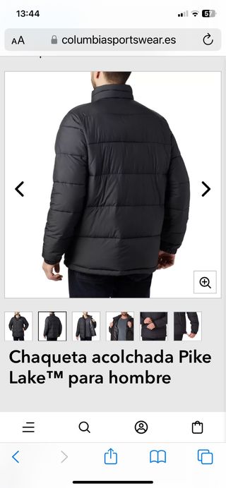 Chaqueta Columbia Pike Lake Hombre Negra
