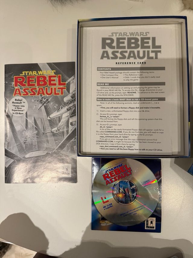 Star Wars Rebel Assault CD-ROM