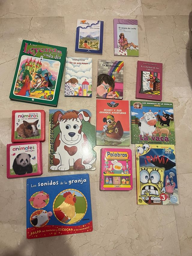 Libros infantiles de diferentes edades