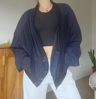 Chaqueta PANAN Oversize Azul Marino