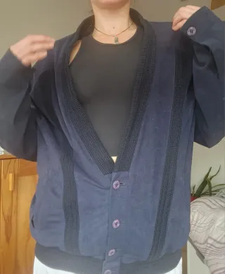 Chaqueta PANAN Oversize Azul Marino