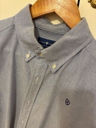 Camisa Oxford Ariat Azul