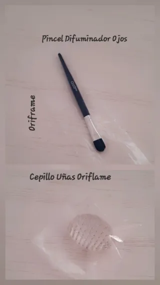 Pincel Ojos y Cepillo Uñas Oriflame
