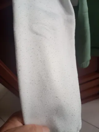 Felpa unisex verde e bianca