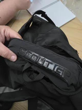 Pantalón protector moto negro
