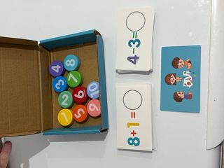 Ábaco y Tarjetas Matemáticas Infantil