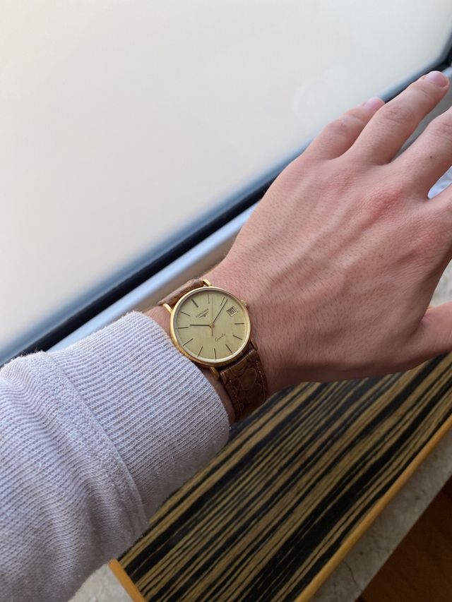 Reloj Longines Quartz Vintage 33mm Oro