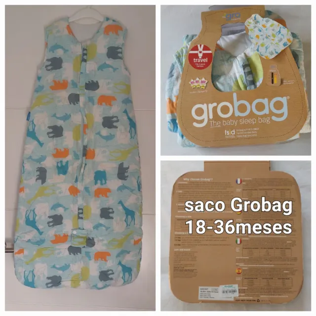 Saco bebé Grobag estampado animales