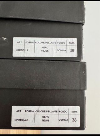 Botas de piel negras T36 T37 T38