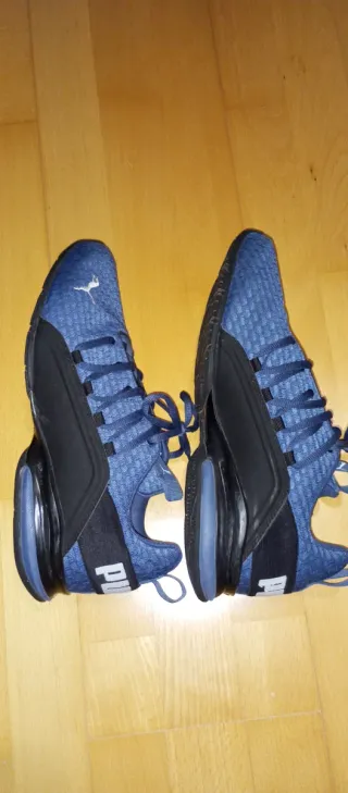 Zapatillas Puma Hombre Azul y Negro