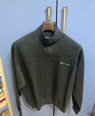 Giacca Champion Grigia Mezza Zip