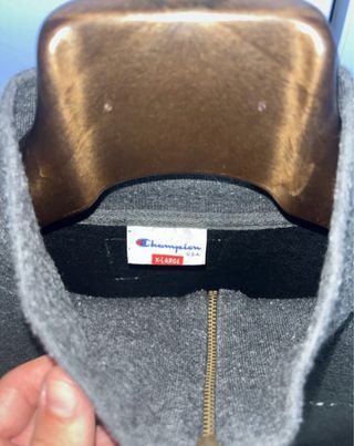 Giacca Champion Grigia Mezza Zip