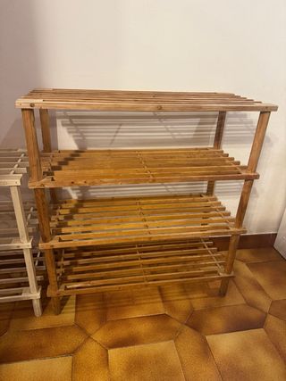 Estantería de madera 4 niveles