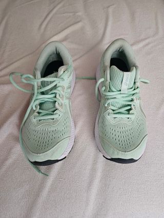 Zapatillas Asics Mujer Talla 39 Verdes