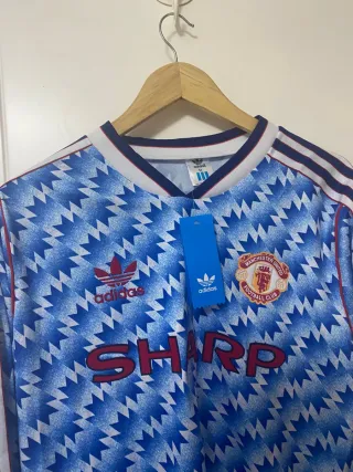 Camiseta Fútbol Retro Manchester United Adidas