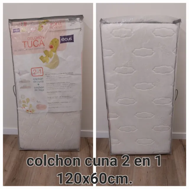 Colchón Ecus 2en1 - 120x60cm