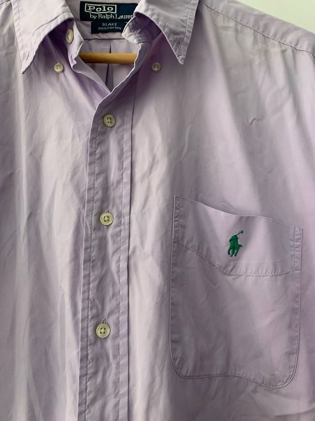 Camisa Polo Ralph Lauren Morada Talla M