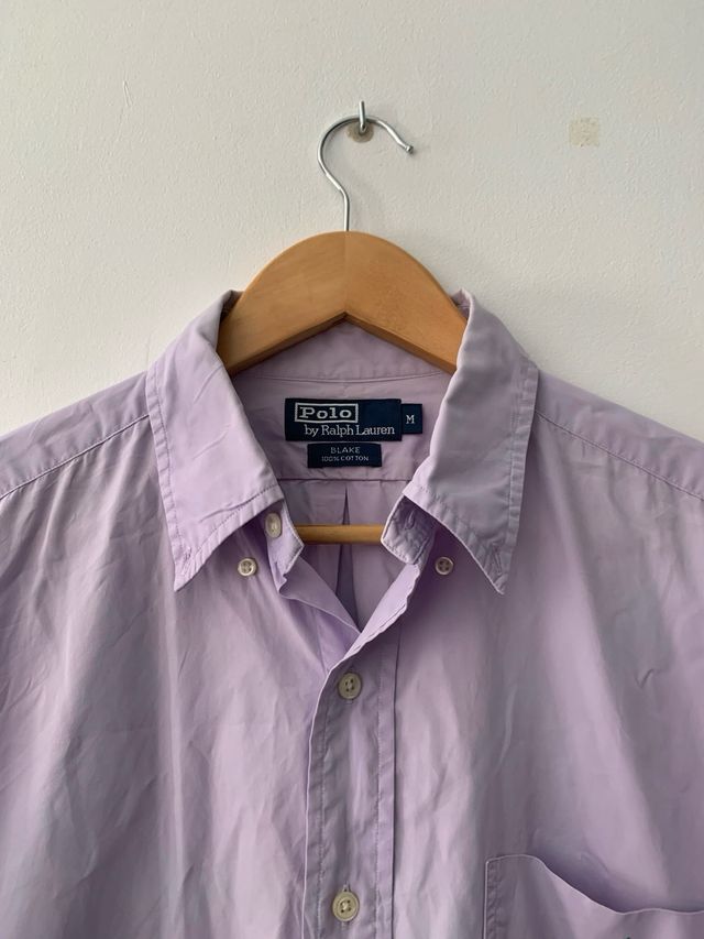Camisa Polo Ralph Lauren Morada Talla M