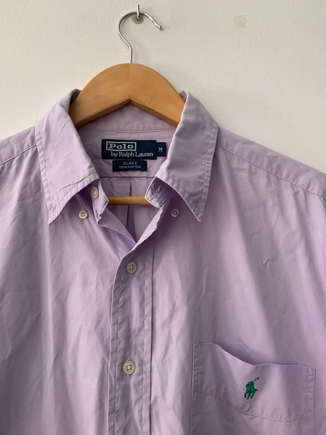 Camisa Polo Ralph Lauren Morada Talla M