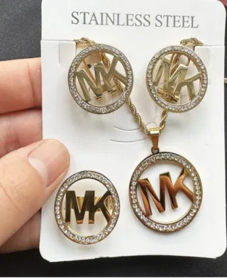 Set Bisutería Michael Kors Dorado