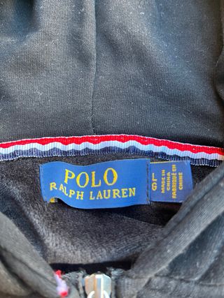 Polo Ralph Lauren Sudadera Negra Cremallera