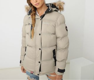Anorak Geographical Norway Beige Nuevo