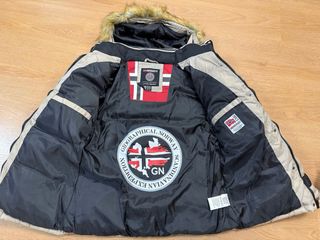 Anorak Geographical Norway Beige Nuevo