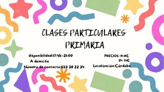 clases particulares a domicilio.