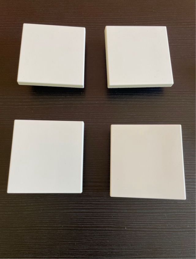 Jung Teclas Simples Blanco alpino brillo